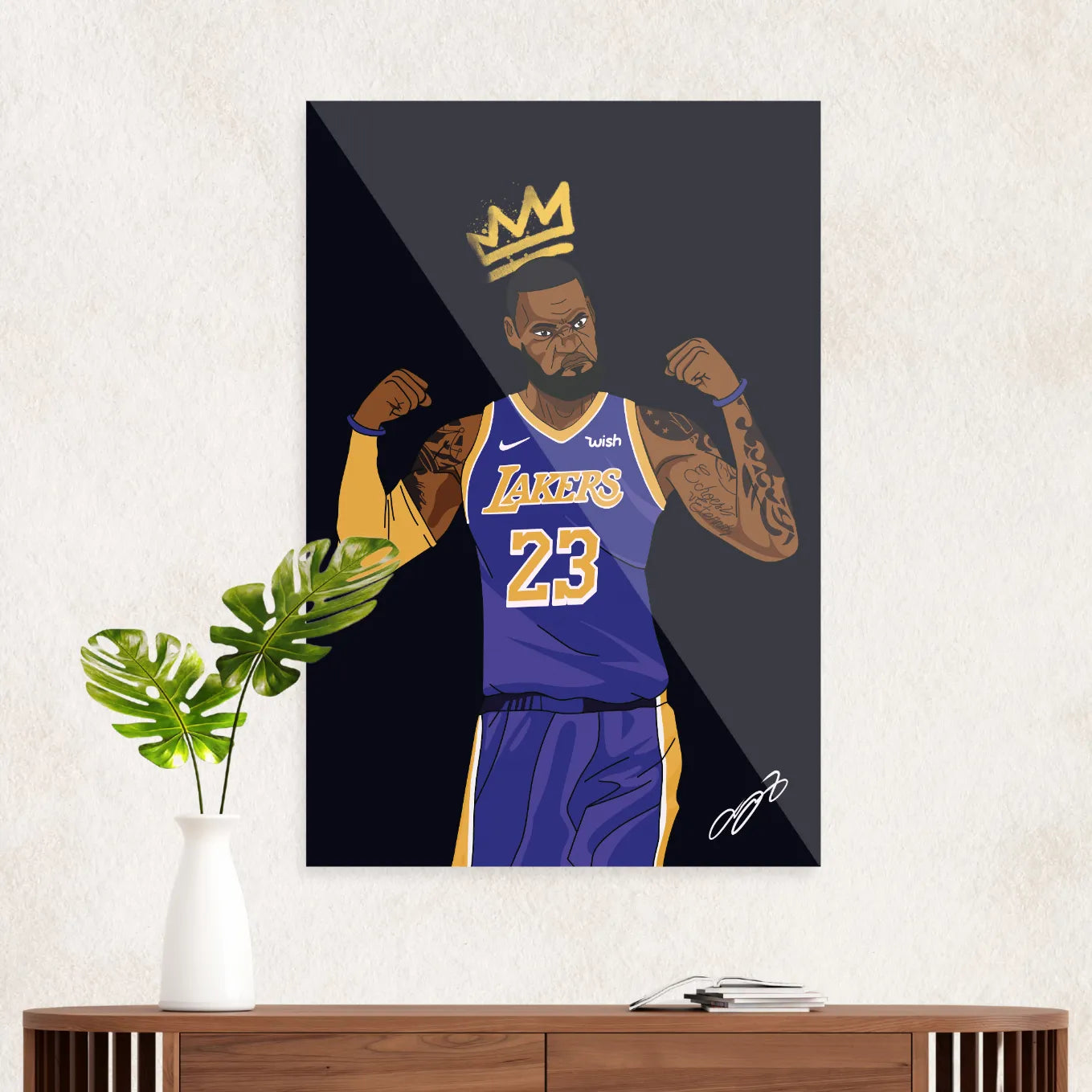 LeBron James no. 23 Crown