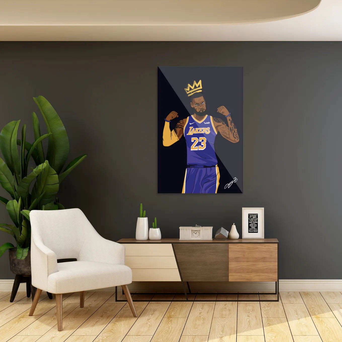 LeBron James no. 23 Crown