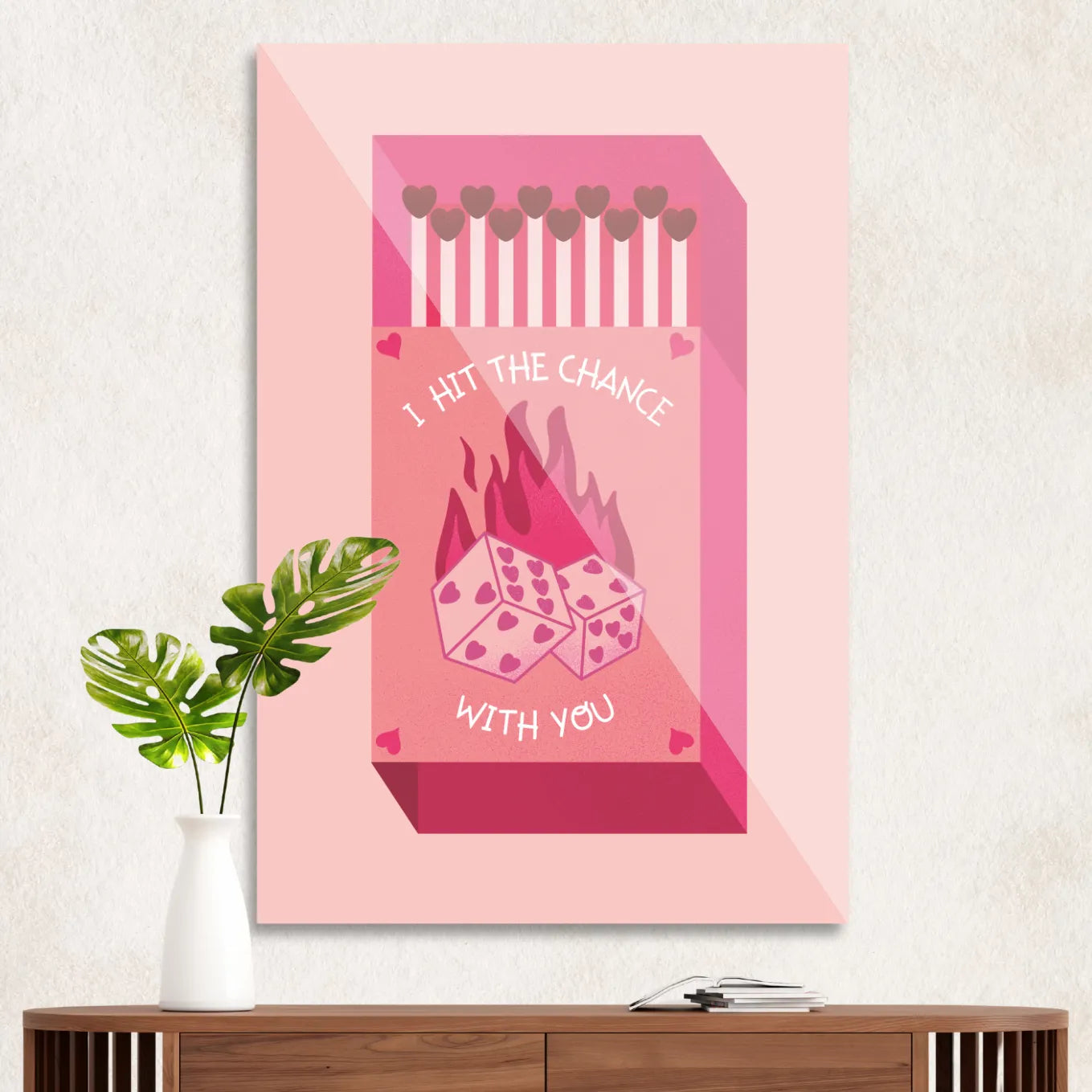 Match "I hit the chance with you"