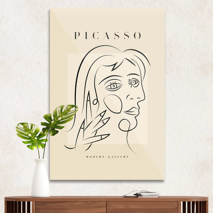 Picasso &quot;Abstrakt kvindeansigt&quot; 1