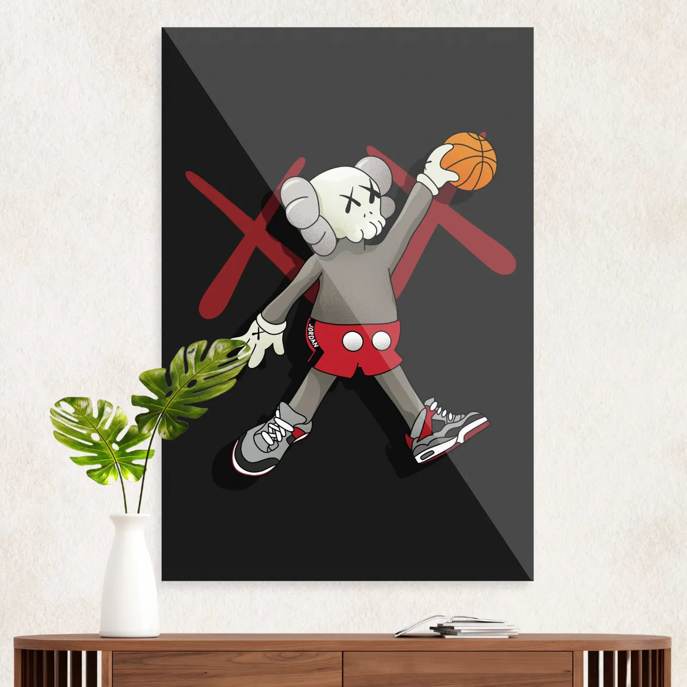 KAWS spiller basketball