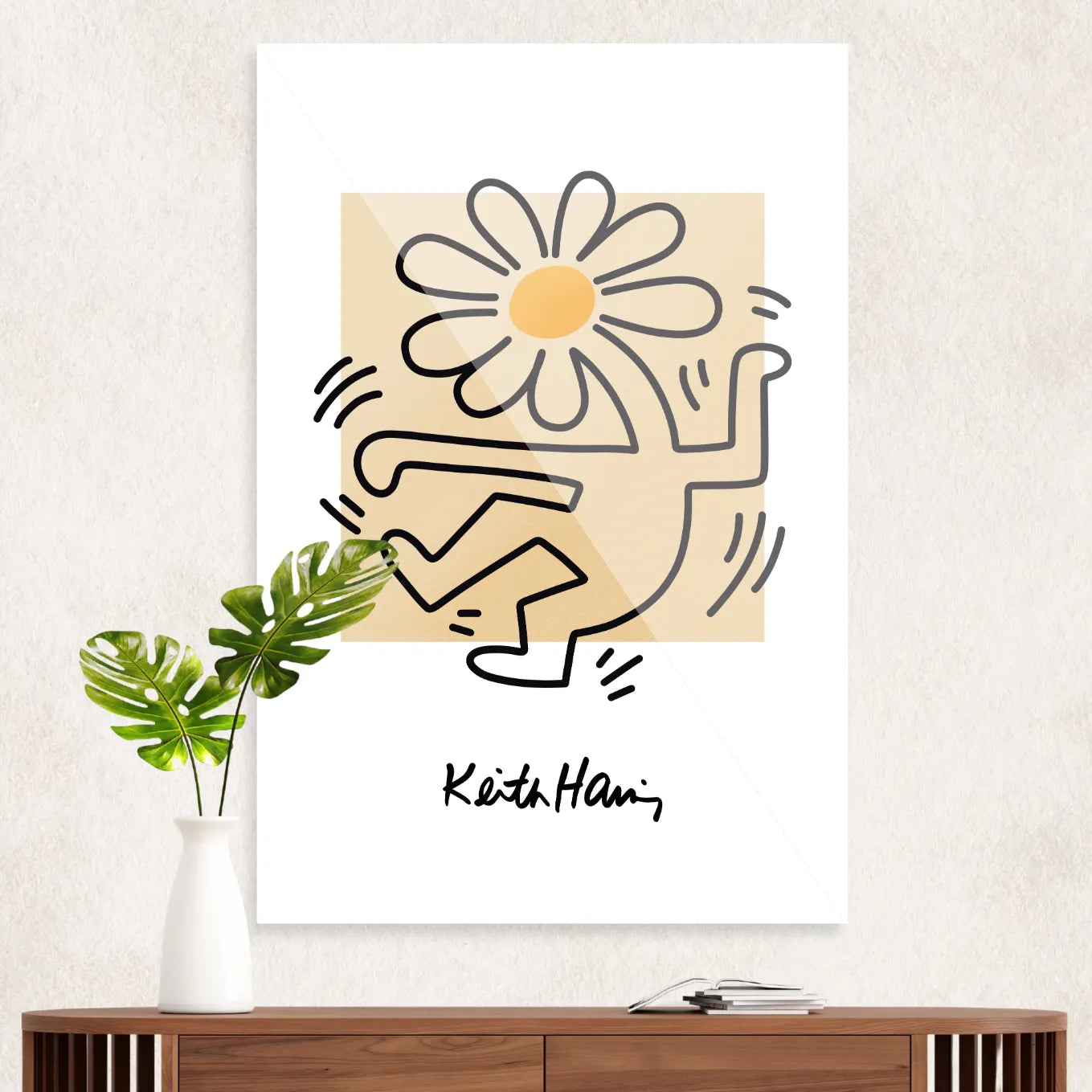 Keith Haring Flower