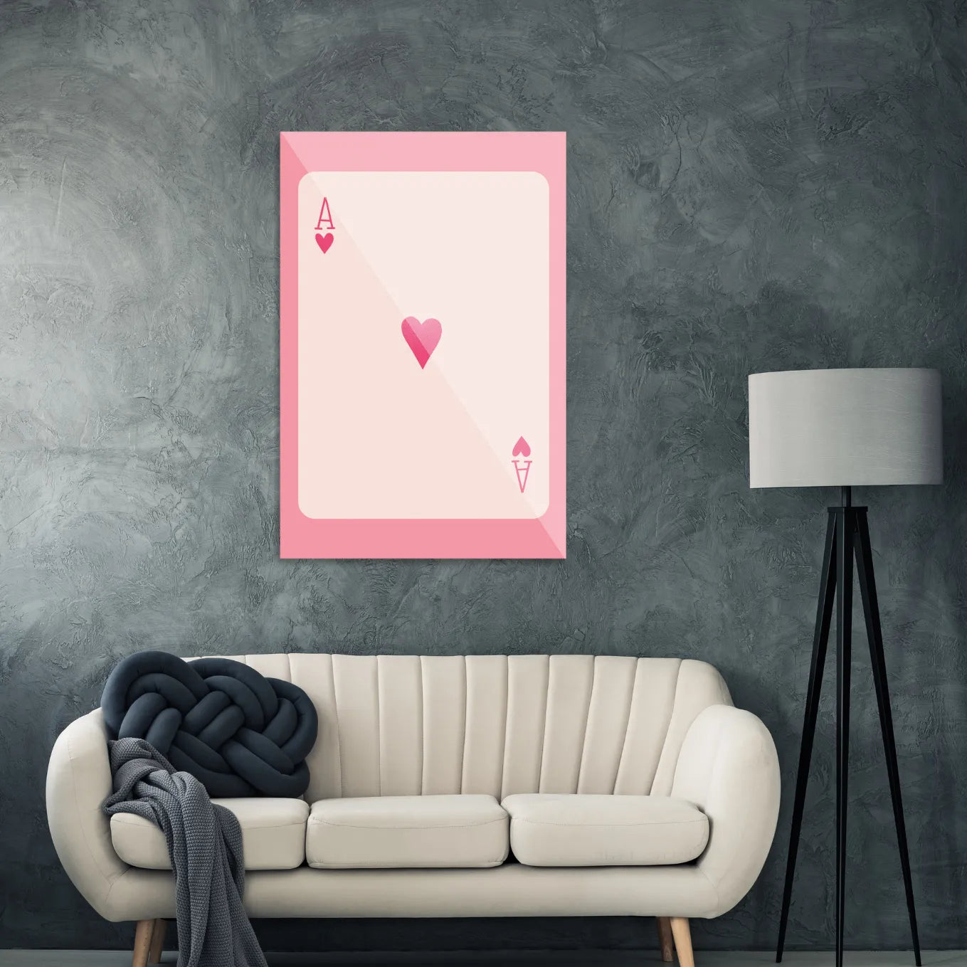 Ace of hearts Pink