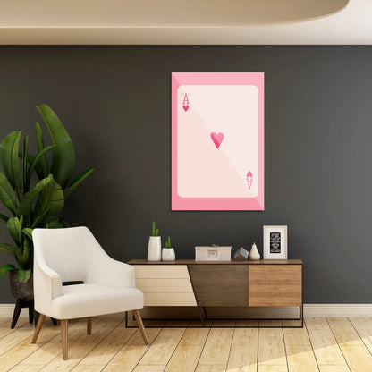 Ace of hearts Pink