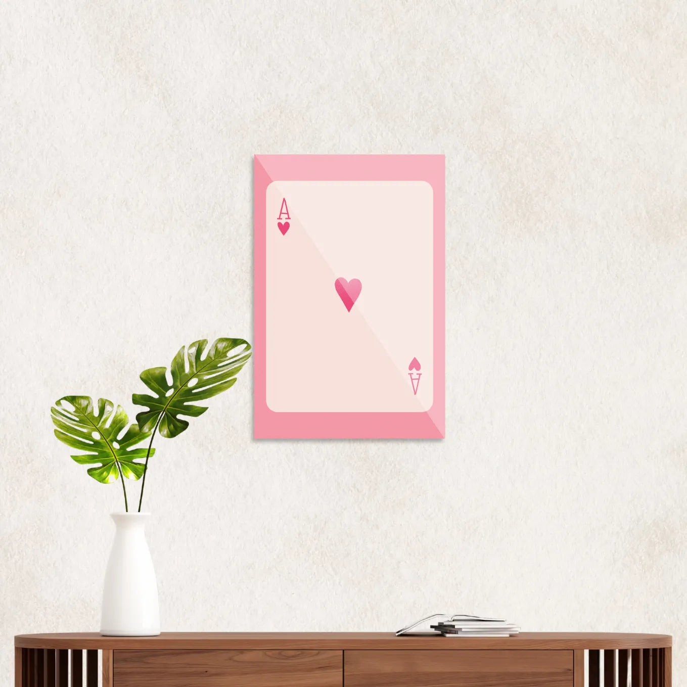 Ace of hearts Pink