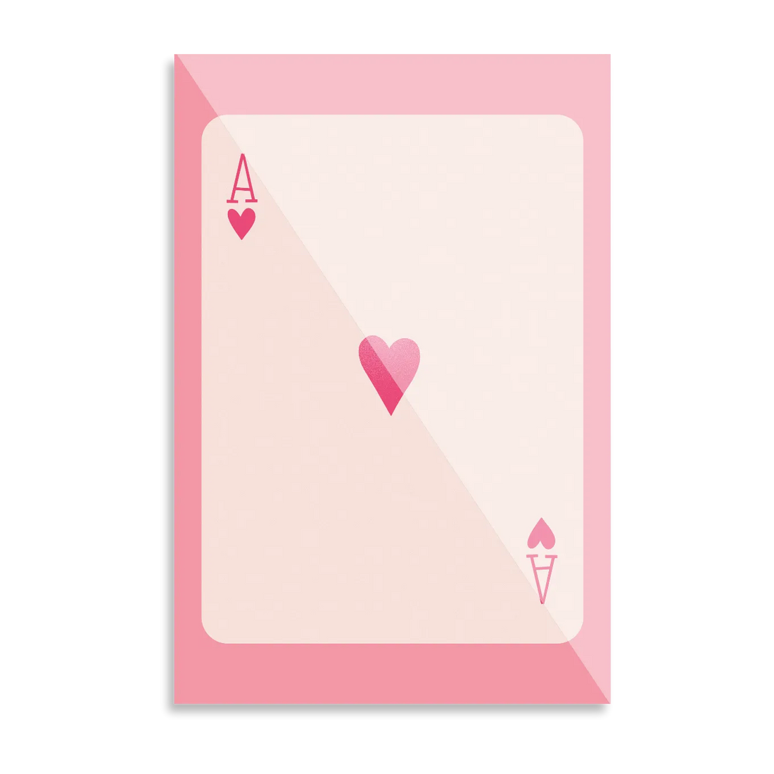 Ace of hearts Pink