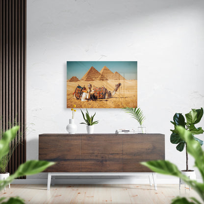 The pyramids of Cairo, Egypt