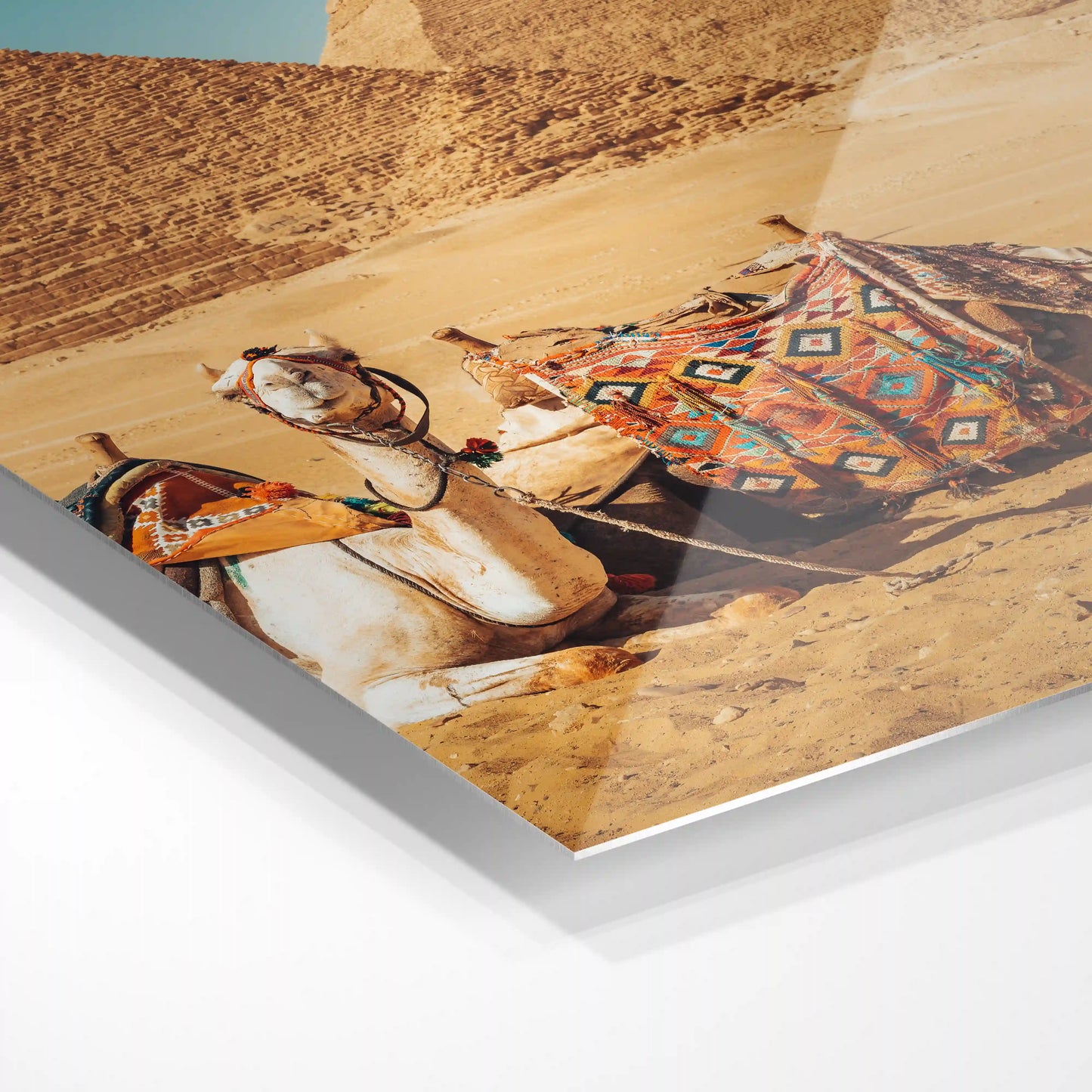 The pyramids of Cairo, Egypt