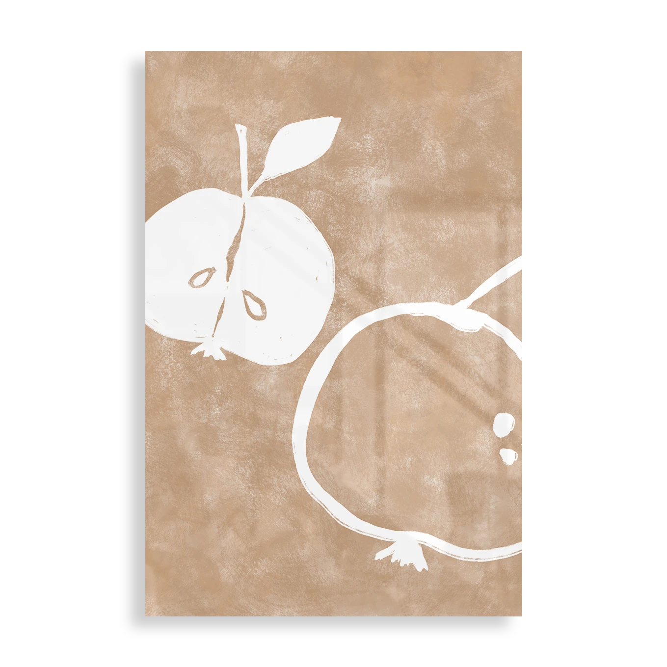 Beige apple