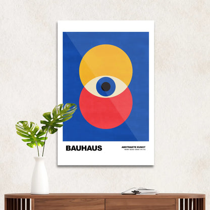 Bauhaus red &amp; yellow eye