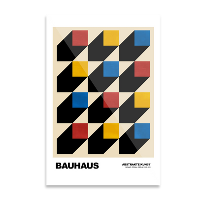 Bauhaus firkantede mønstre