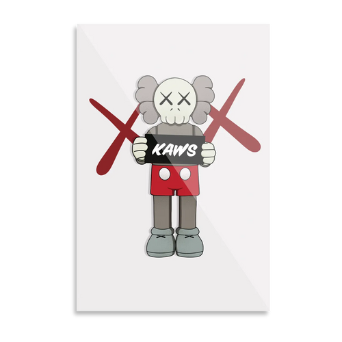 KAWS Metal Plakat