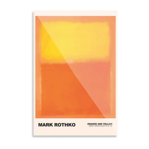Mark Rothko Orange And Yellow