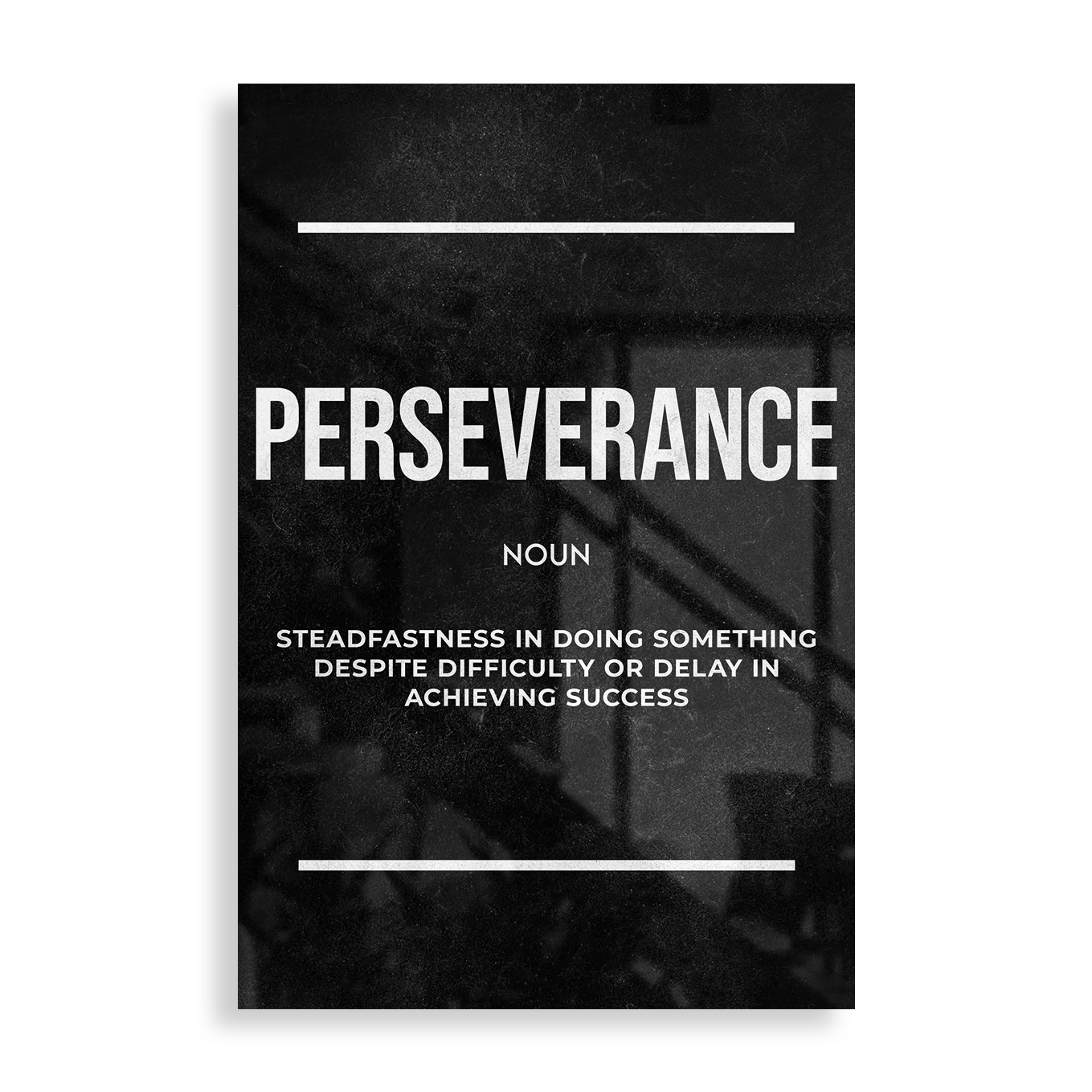 Perseverance - Motivation plakat