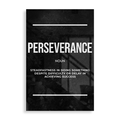 Perseverance - Motivation plakat