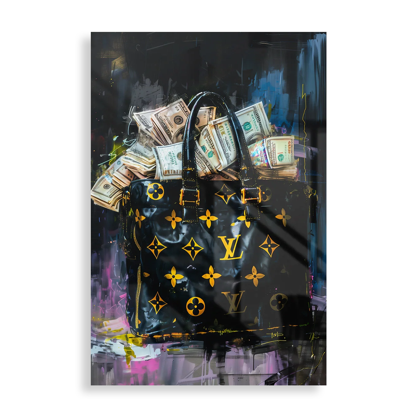 Lv money bag - Motivation plakat