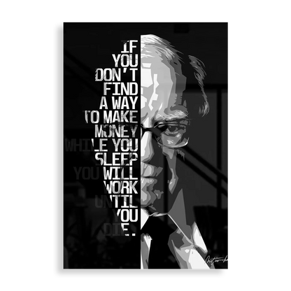 warren buffett quote - Motivation plakat