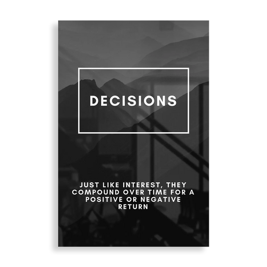 Decisions - Metal Print Poster