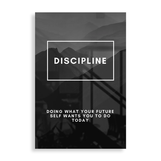 Discipline - Metal Print Poster