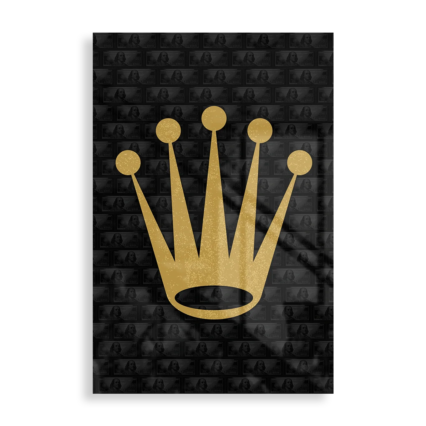 Rolex Crown plakat i metal