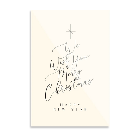 We Wish You A Merry Christmas "Happy New Year"