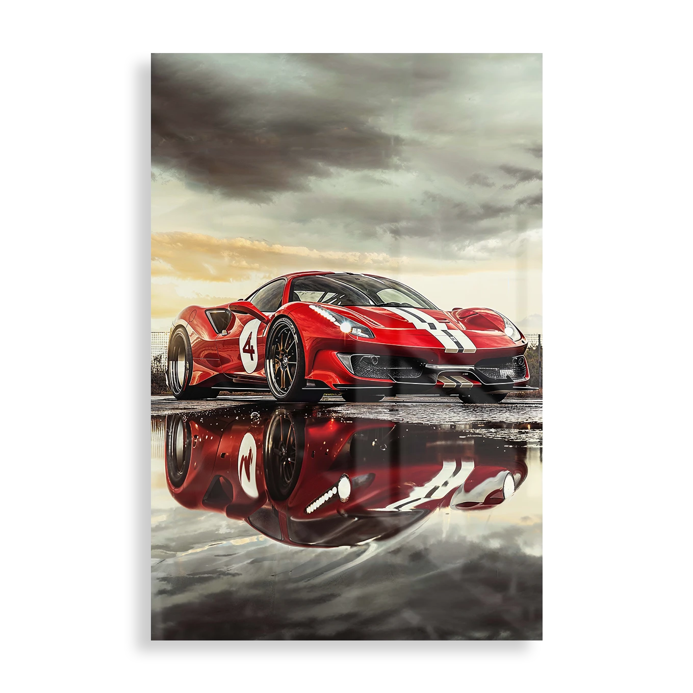 Ferrari i regnvejr