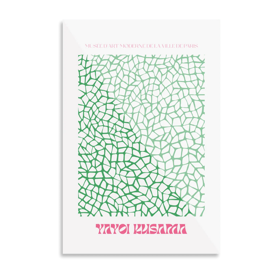 Metal Poster - Yayoi Kusama Green