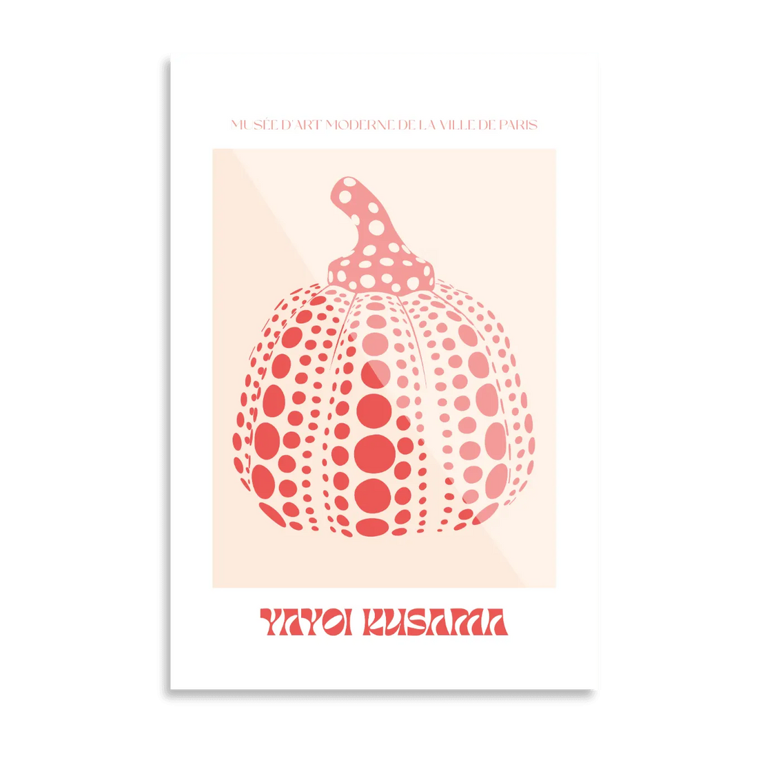 Metal Poster - Yayoi Kusama Pumpkin