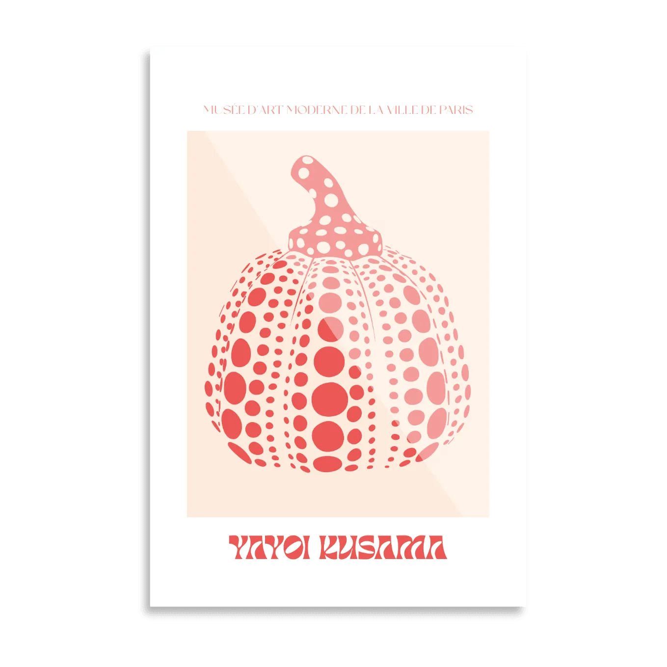 Metal Poster - Yayoi Kusama Pumpkin