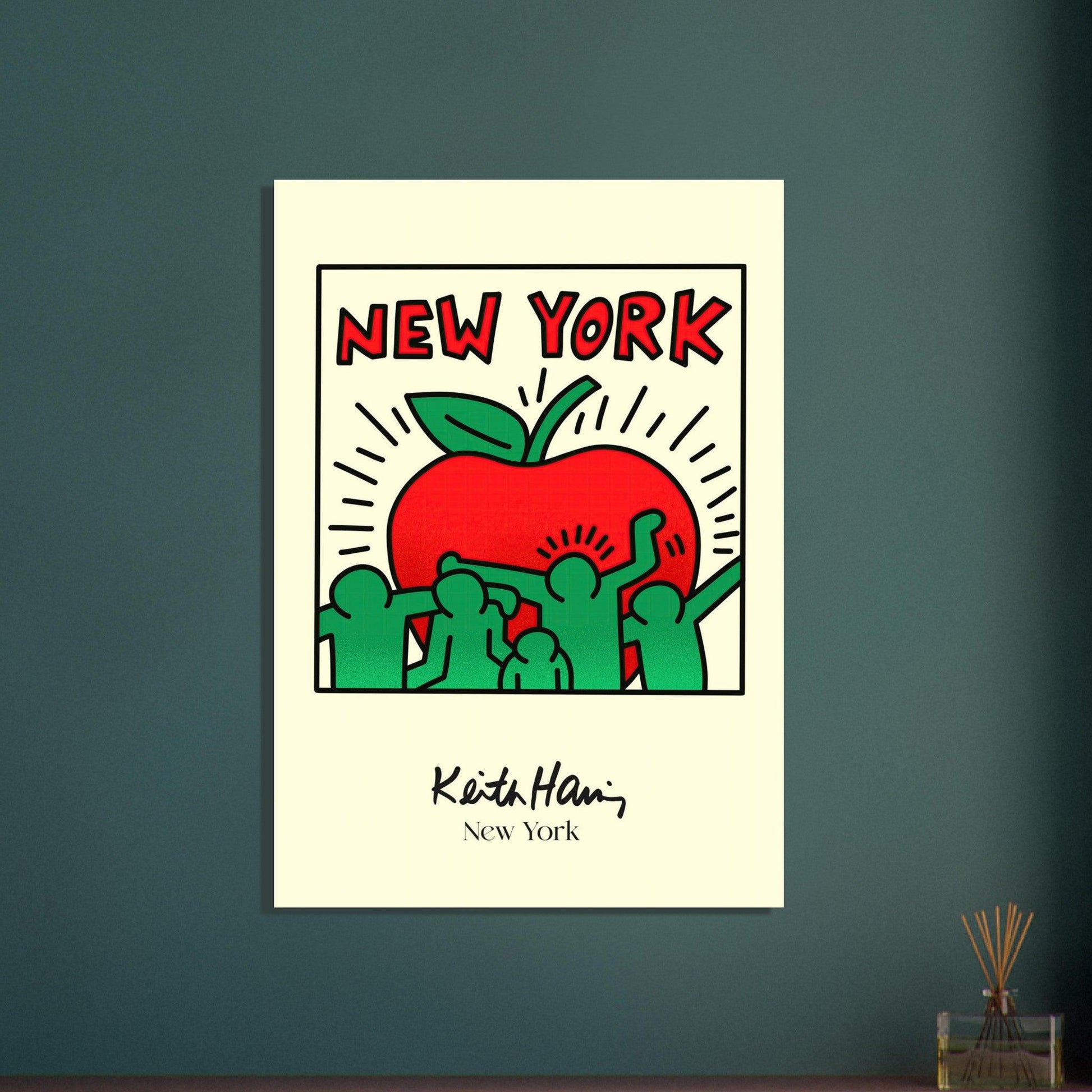 New York x Keith Haring - METALPOSTER