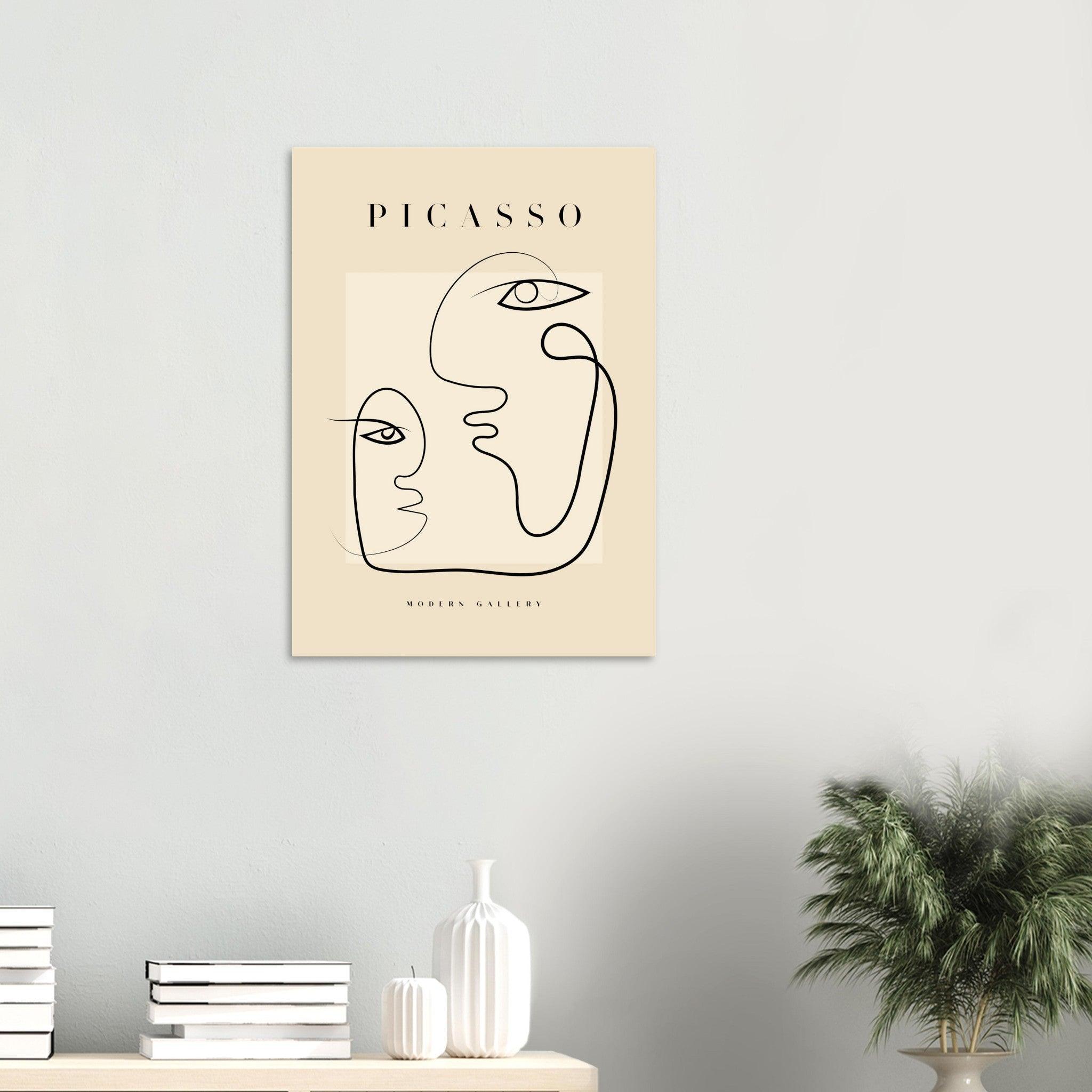 Picasso "Side profiler" - METALPOSTER