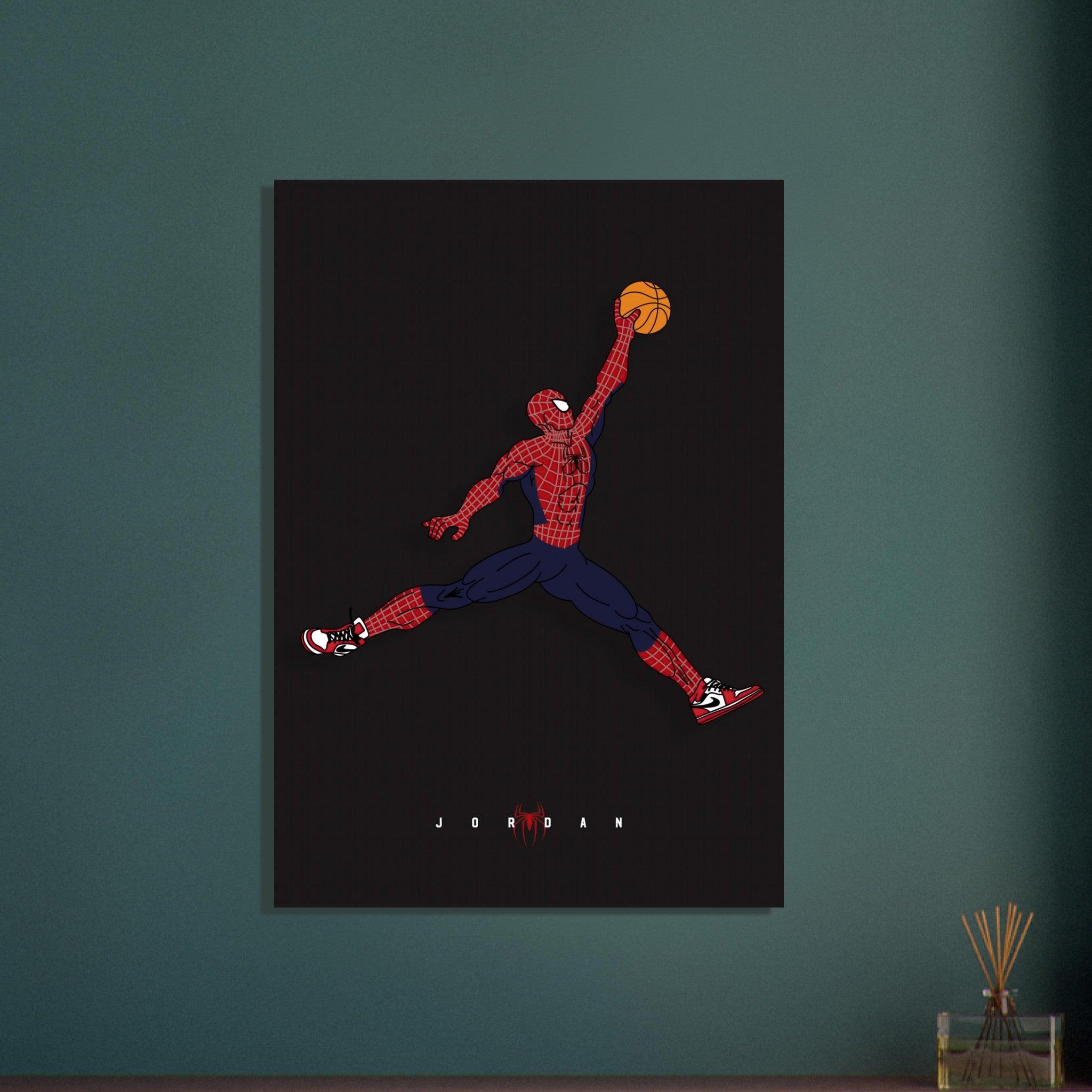 Spiderman x Nike Jordan Air - METALPOSTER